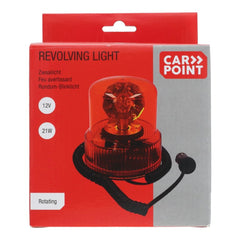 Migająca lampa ostrzegawcza LED 12V pomarańczowa magnetyczna 