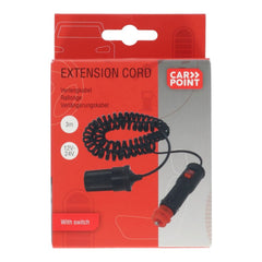 Przedłużacz Carpoint 12 V, 250 cm, 5 A, z włącznikiem/wyłącznikiem 