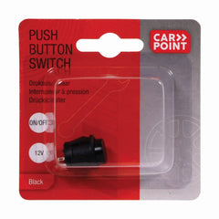 Przełącznik przyciskowy Carpoint, czarny, 12 V, 20 A 