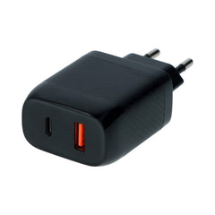 Carpoint szybka ładowarka sieciowa z dwoma portami – 20 W USB-C + 18 W USB-A 3.0 