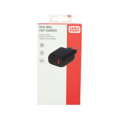 Carpoint szybka ładowarka sieciowa z dwoma portami – 20 W USB-C + 18 W USB-A 3.0 