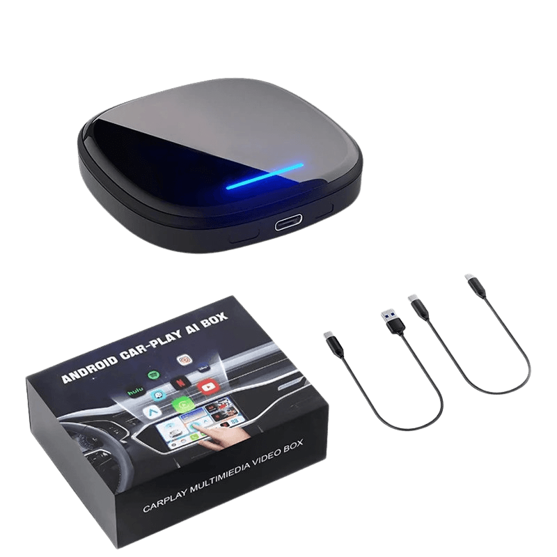 AI Box do BMW – bezprzewodowy Apple CarPlay i Android Auto z zestawem i przewodami