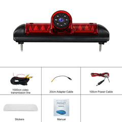 Kamera cofania do Fiat Ducato, Peugeot Boxer i Citroën Jumper (2006–2017) z obrazem HD i zintegrowanym oświetleniem.