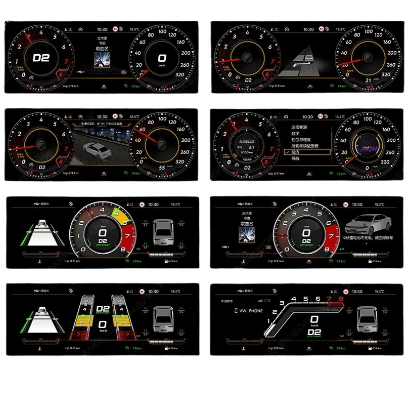 BMW 5/6-serie 03-10 - 12,3" Digitalt Speedometer – Bilmedie.dk