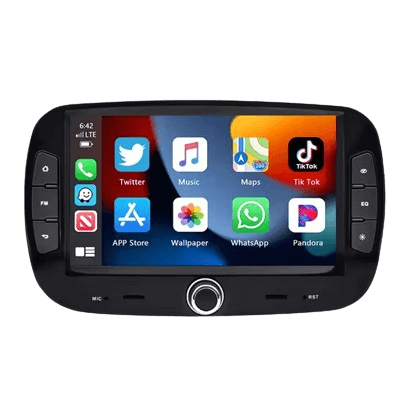 Fiat 500 16-19 - radio 7" z Apple CarPlay i Android Auto – Carmediaeurope.com