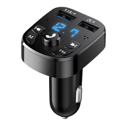 12V oplader til cigaretstik m. indbygget Bluetooth-transmitter – Bilmedie.dk