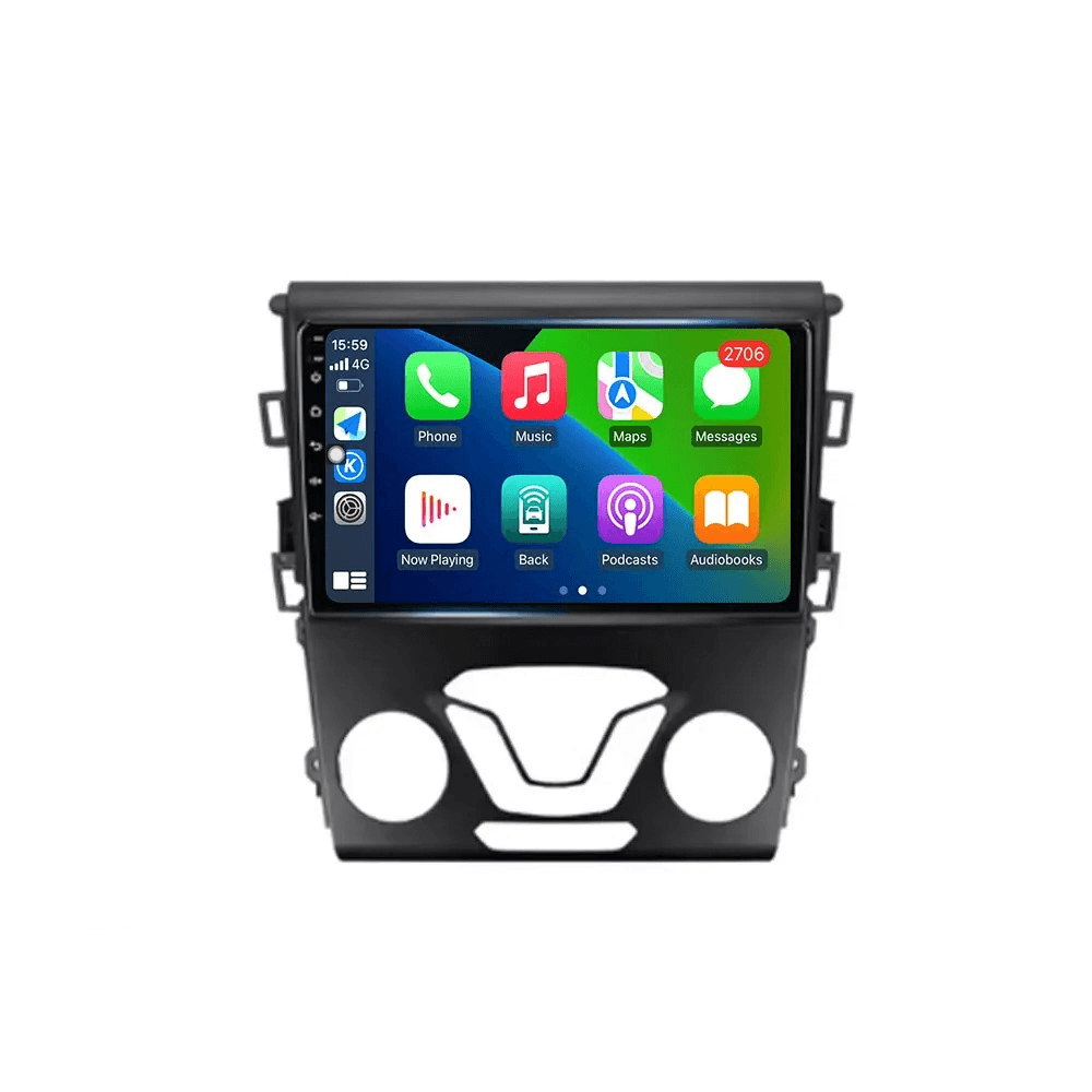 Ford Mondeo 13-19 - radio 9" z Apple CarPlay i Android Auto, z dużym ekranem dotykowym i nowoczesnymi funkcjami.