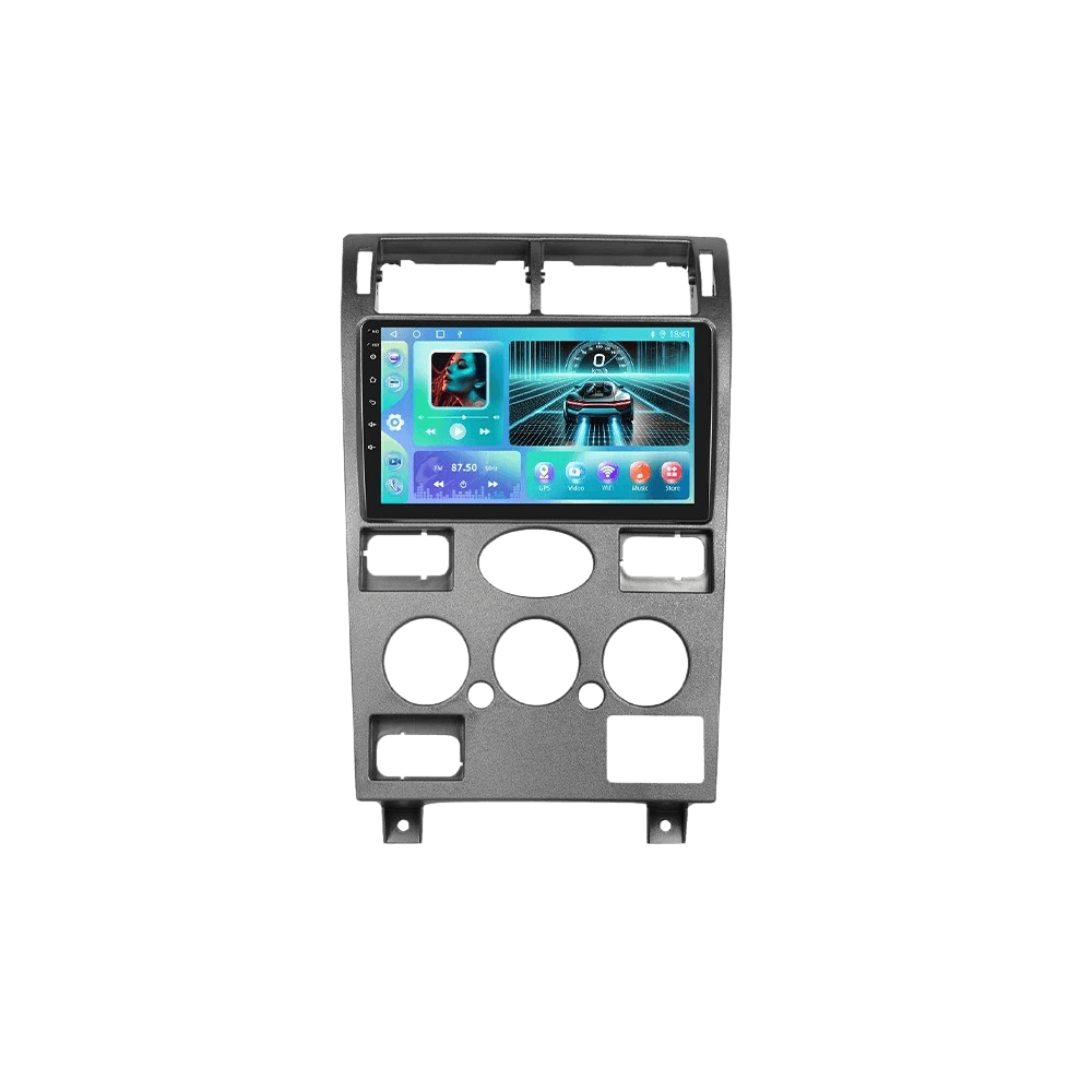 Ford Mondeo 00-07 - 9" Radio m. Apple CarPlay og Android Auto – Bilmedie.dk