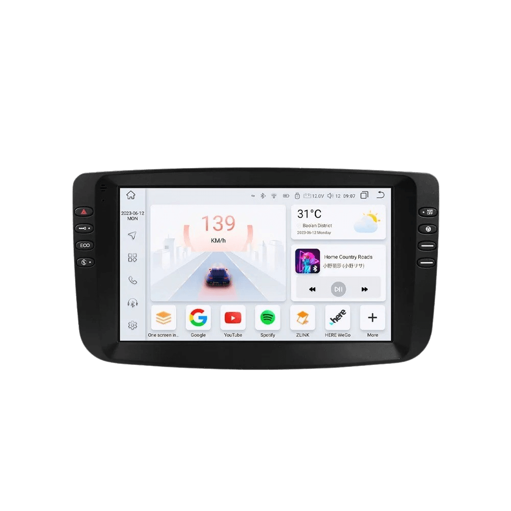 Fiat Linea Punto 12-15 - 9" Radio m. Apple CarPlay og Android Auto – Bilmedie.dk