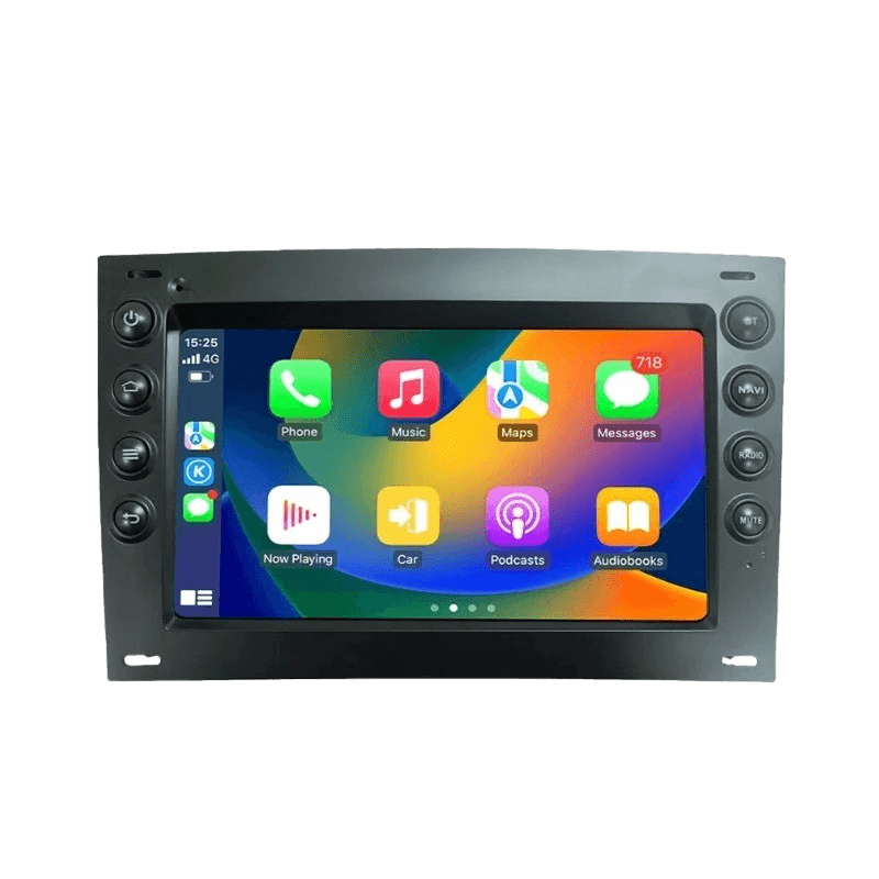 Renault Megane 02-09 - 7" Radio m. Apple CarPlay og Android Auto – Bilmedie.dk