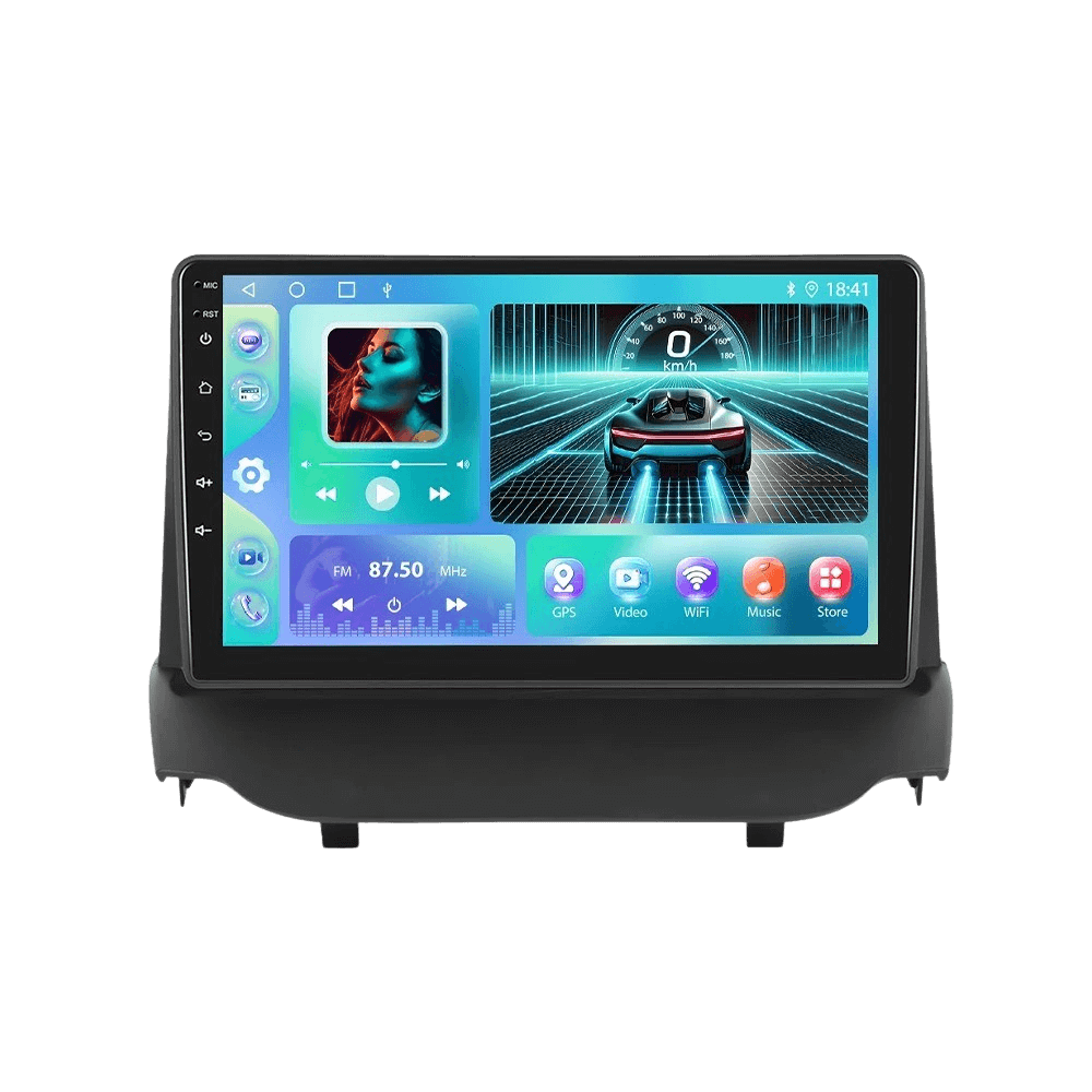 Ford Ecosport 13-17 – 9" Radio m. Apple CarPlay og Android Auto - multimedia skærm til bil