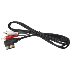 AMI til RCA-han adapterkabel – 1,2 meter (rød og hvid) med AMI-stik og RCA-han stik.