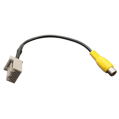RCA Adapterkabel – Eftermonteret kamera på original skærm (Honda Accord mm.) tilslutningskabel med gul RCA-stik.