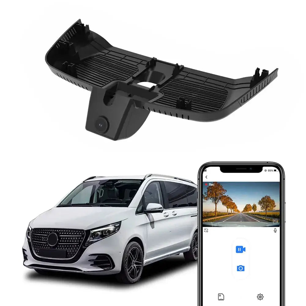 Kamera samochodowe 4K ukryte do Mercedes-Benz V-Klasse (Facelift), EQV, Vito i eVito (2024–2025) 