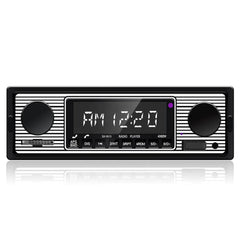 1 DIN radio samochodowe z Bluetooth, USB i retro designem – odtwarzacz MP3 