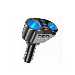 Nadajnik FM Bluetooth 5.0 do samochodu – zestaw głośnomówiący i ładowarka USB z wyświetlaczem LED 