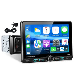 1 DIN radio do [car model] z 7-calowym regulowanym ekranem dotykowym – Apple CarPlay i Android Auto 