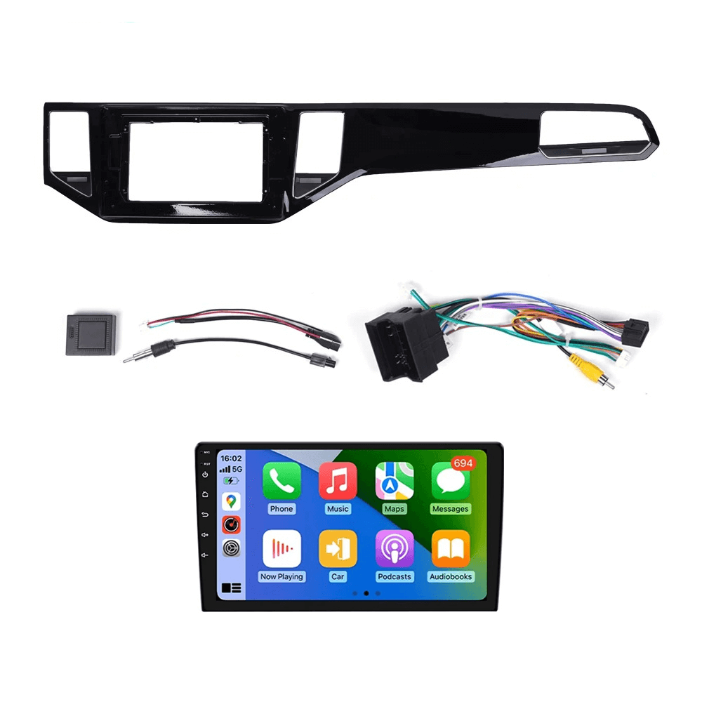 VW Golf Sportsvan 16-20 - 9" Radio m. Apple CarPlay og Android Auto – Bilmedie.dk