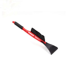 Skrobaczka do lodu ze szczotką do śniegu do samochodu – 43 cm czerwona 