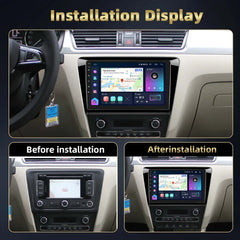 Skoda Rapid/Seat Toledo 13-19 - 9" Radio m. Apple CarPlay og Android Auto – Bilmedie.dk