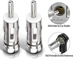 Uniwersalny adapter antenowy ISO do DIN – radio samochodowe FM/AM 