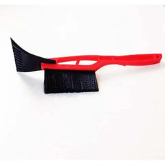 Skrobaczka do lodu ze szczotką do śniegu do samochodu – 43 cm czerwona 