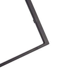 2 DIN ramka montażowa do radia samochodowego – uniwersalna czarna ramka 188 x 166 mm 