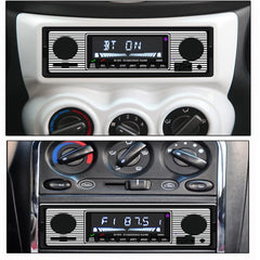 1 DIN radio samochodowe z Bluetooth, USB i retro designem – odtwarzacz MP3 