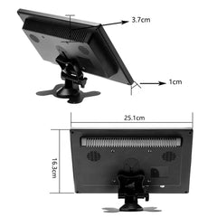 10,1" monitor HD LCD – mini ekran do samochodu, TV i komputera 