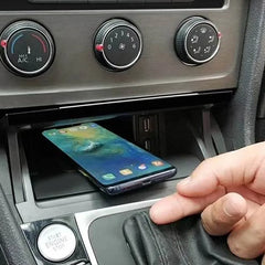 Volkswagen Golf 7 MK7 2014-2019 bezprzewodowa ładowarka do telefonu z szybkim ładowaniem 10W 