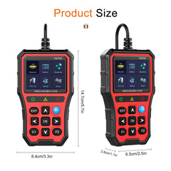 Czytnik kodów błędów OBD2 YM529 – tester diagnostyczny z Bluetooth i kolorowym ekranem 