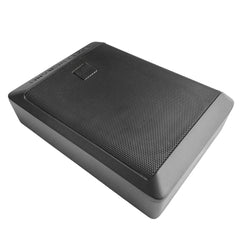 600W aktywny subwoofer samochodowy 12V – kompaktowy głośnik basowy z kablem audio 