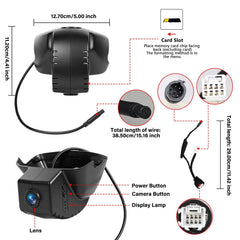 Kamera samochodowe 4K ukryte do Honda Civic 2017-2020 – Plug & Play 