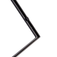 2 DIN ramka montażowa do radia samochodowego – uniwersalna czarna ramka 188 x 166 mm 