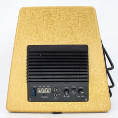 Subwoofer samochodowy 200W RMS – tylny panel basu do bagażnika 3800W ze złączami i elementami sterowania