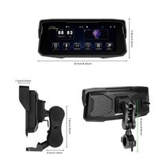 6,86” ekran motocyklowy z CarPlay, Android Auto, AirPlay i TPMS 