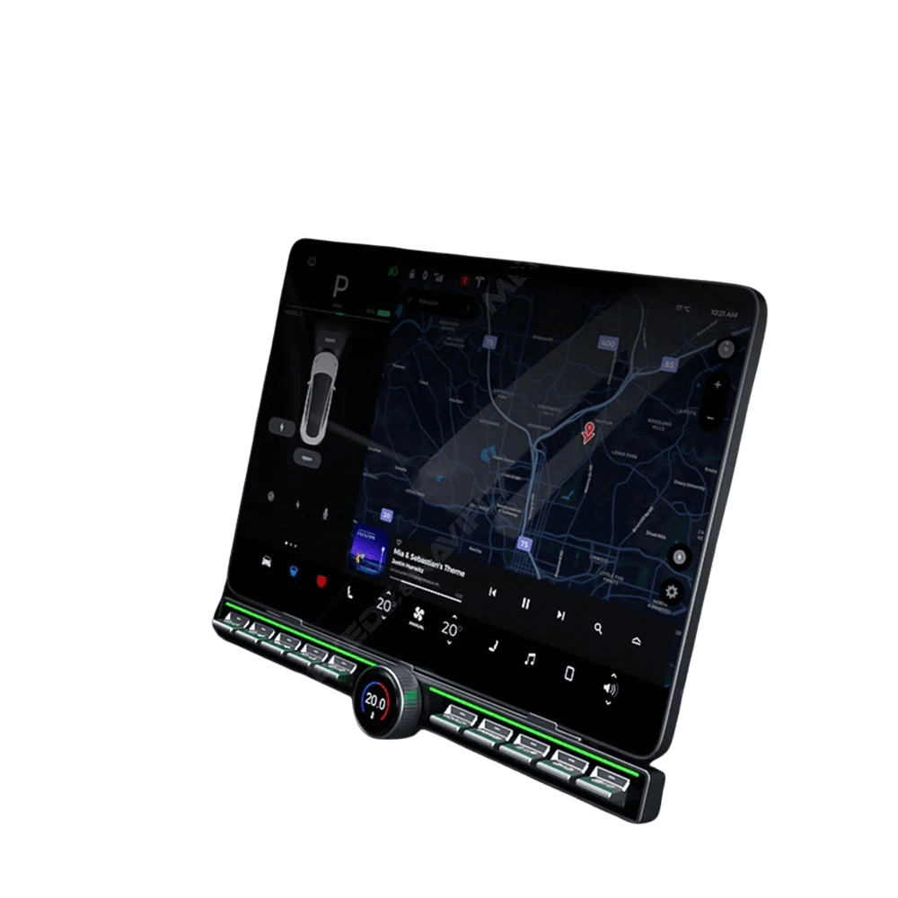 Tesla 3/Y - eftermonterede knapper til org. skærm – Bilmedie.dk