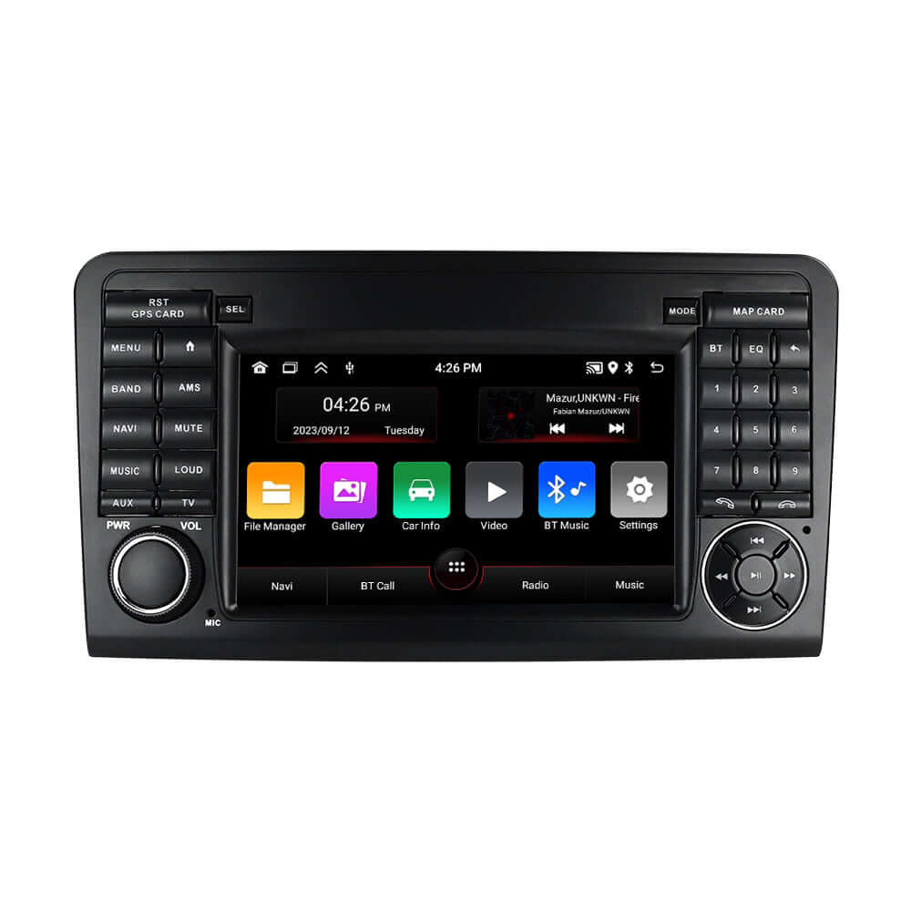Mercedes ML – radio 7" z Apple CarPlay i Android Auto oraz nowoczesną technologią