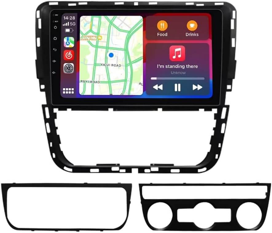 Volkswagen Passat 2012-2014 - radio 9" z Apple CarPlay i Android Auto 
