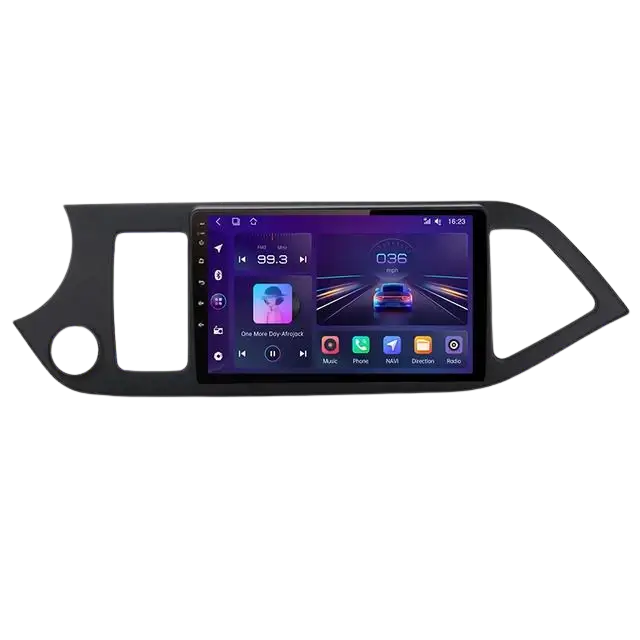 Kia Picanto 11-16 - 9" Radio m. Apple CarPlay og Android Auto – Bilmedie.dk