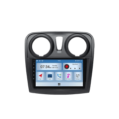 Dacia Logan/Sandero - 9" Radio m. Apple CarPlay og Android Auto – Bilmedie.dk