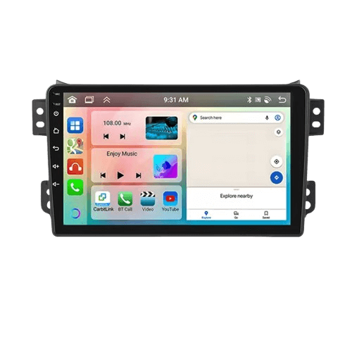 Suzuki Splash/Opel Agila - 9" Radio m. Apple CarPlay og Android Auto – Bilmedie.dk