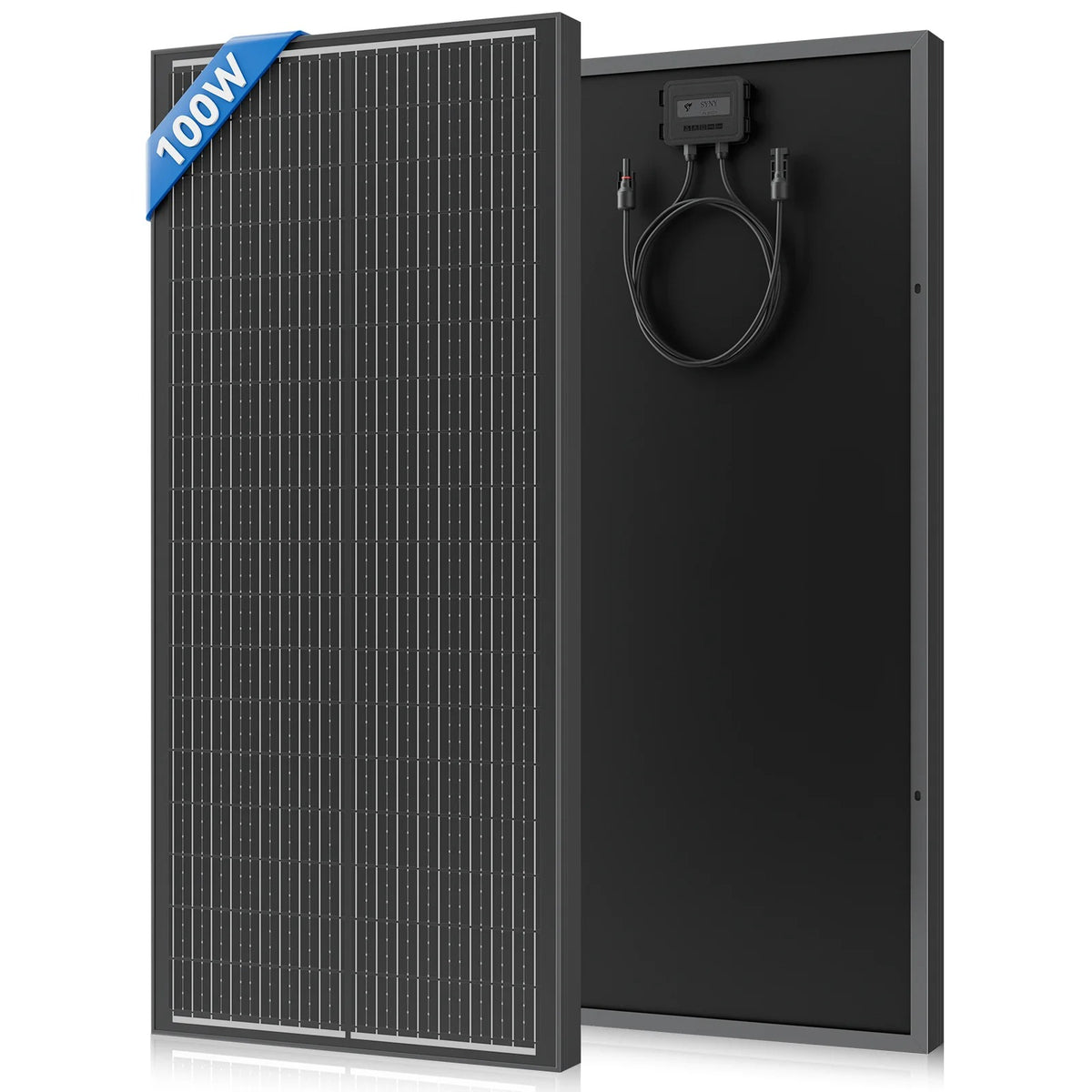 Panel słoneczny 100W – 2 szt. monokrystalicznych paneli słonecznych (łącznie 200W) 