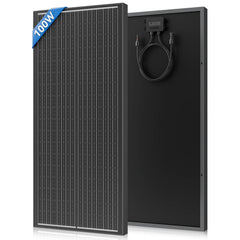 Panel słoneczny 100W – 2 szt. monokrystalicznych paneli słonecznych (łącznie 200W) 