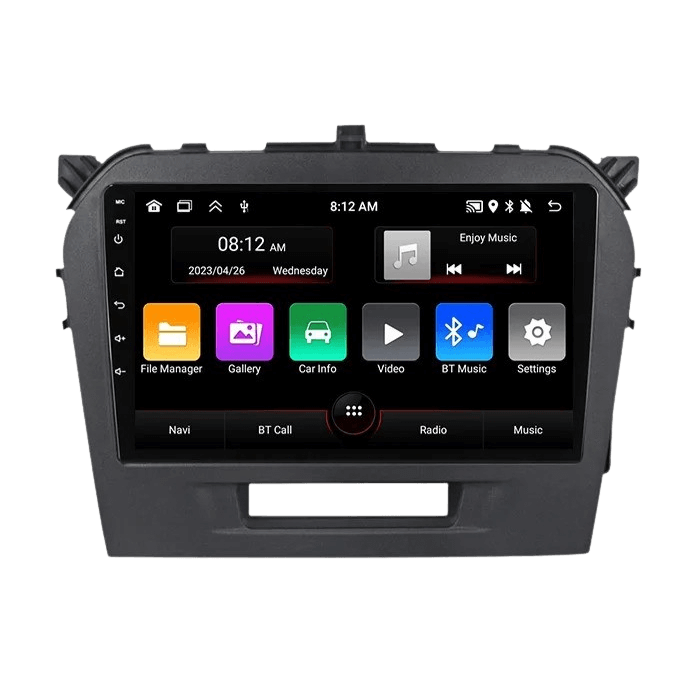 Suzuki Vitara 14-18 - 9" Radio m. Apple CarPlay og Android Auto – Bilmedie.dk