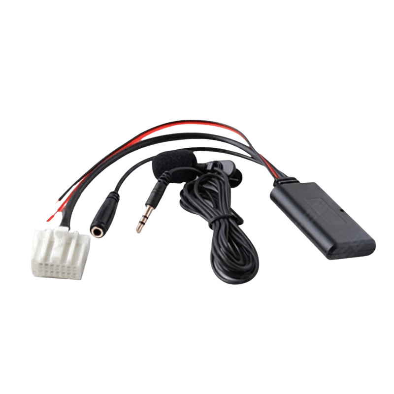 Adapter Bluetooth – Mazda 2, 3, 5, 6, MX-5 i RX-8 - kabel i mikrofon do bezprzewodowego odtwarzania dźwięku
