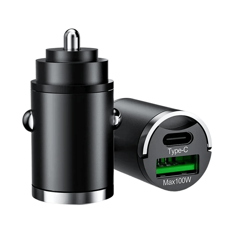 Kompaktowa ładowarka samochodowa z USB-A i USB-C – obsługuje szybkie ładowanie – Carmediaeurope.com
