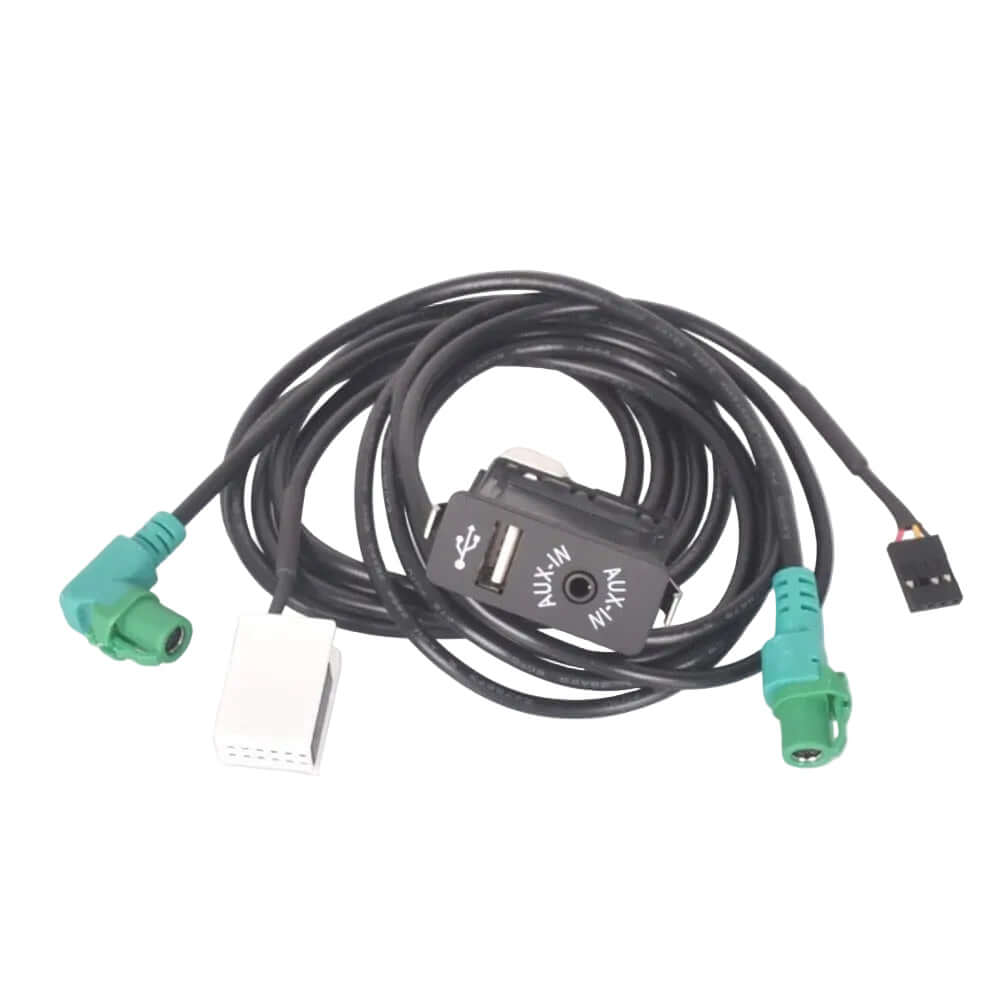 Adapter BMW USB AUX do E60 E90 E70 i innych modeli – interfejs 12 Pin 